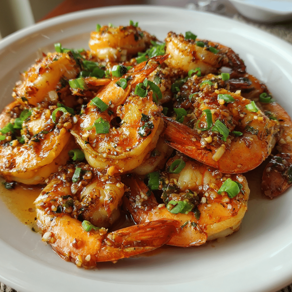 Honey Garlic Shrimp 