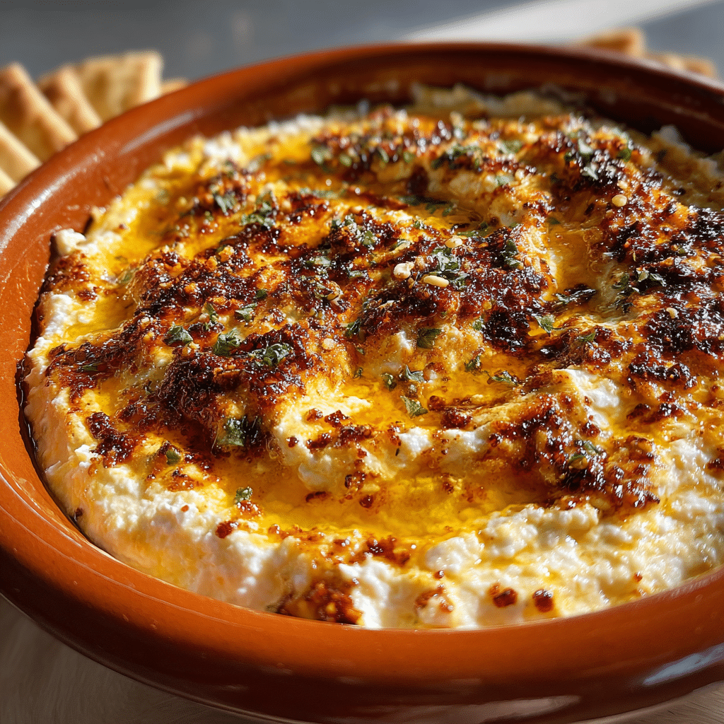 Hot Honey Ricotta Dip