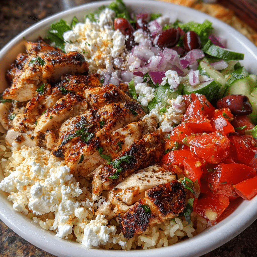 Greek Chicken Bowls