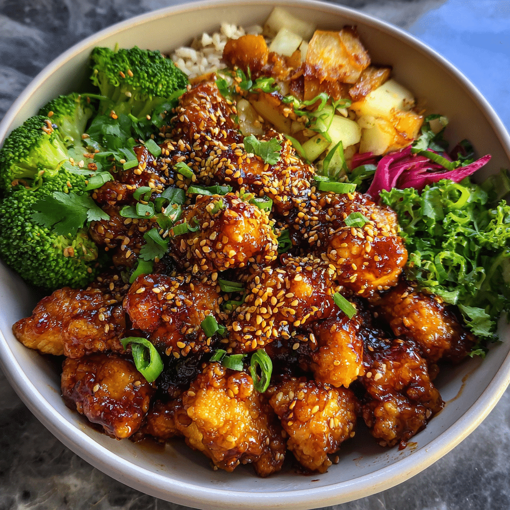 Hot Honey Chicken Bowls