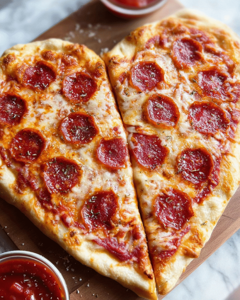 Pizza Roses for Valentine's Day