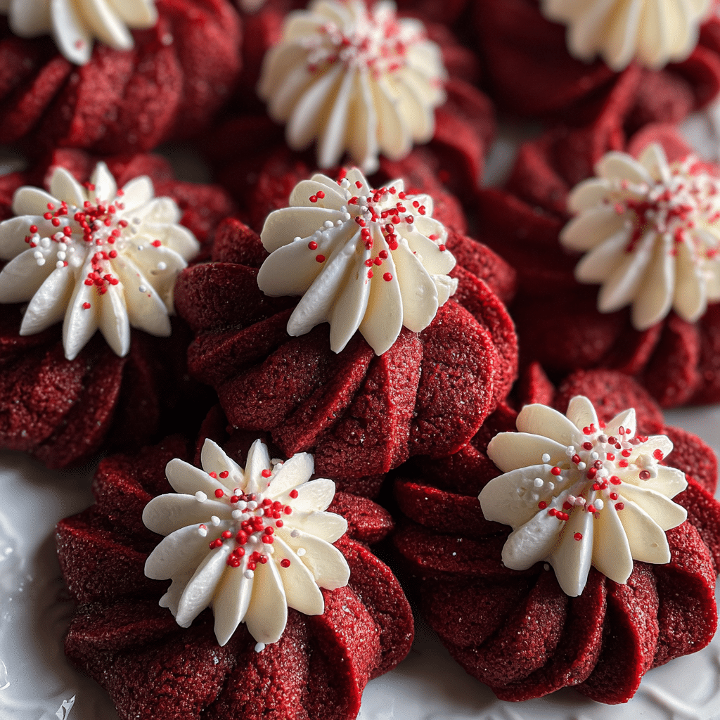  Velvet Blossoms Cookies