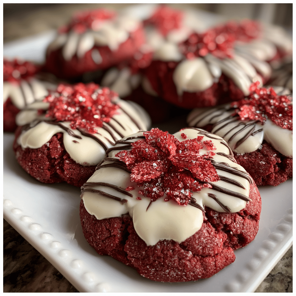  Velvet Blossoms Cookies