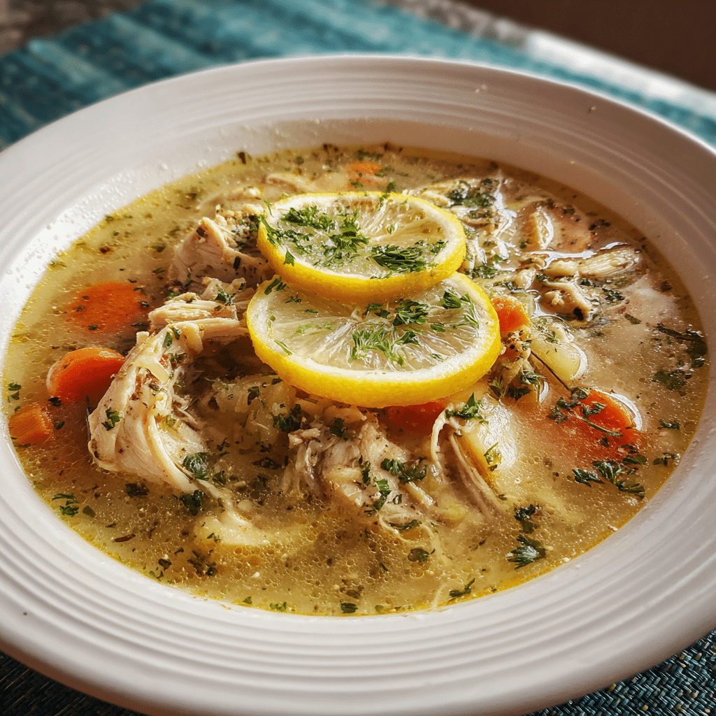 Greek Lemon Chicken Soup
