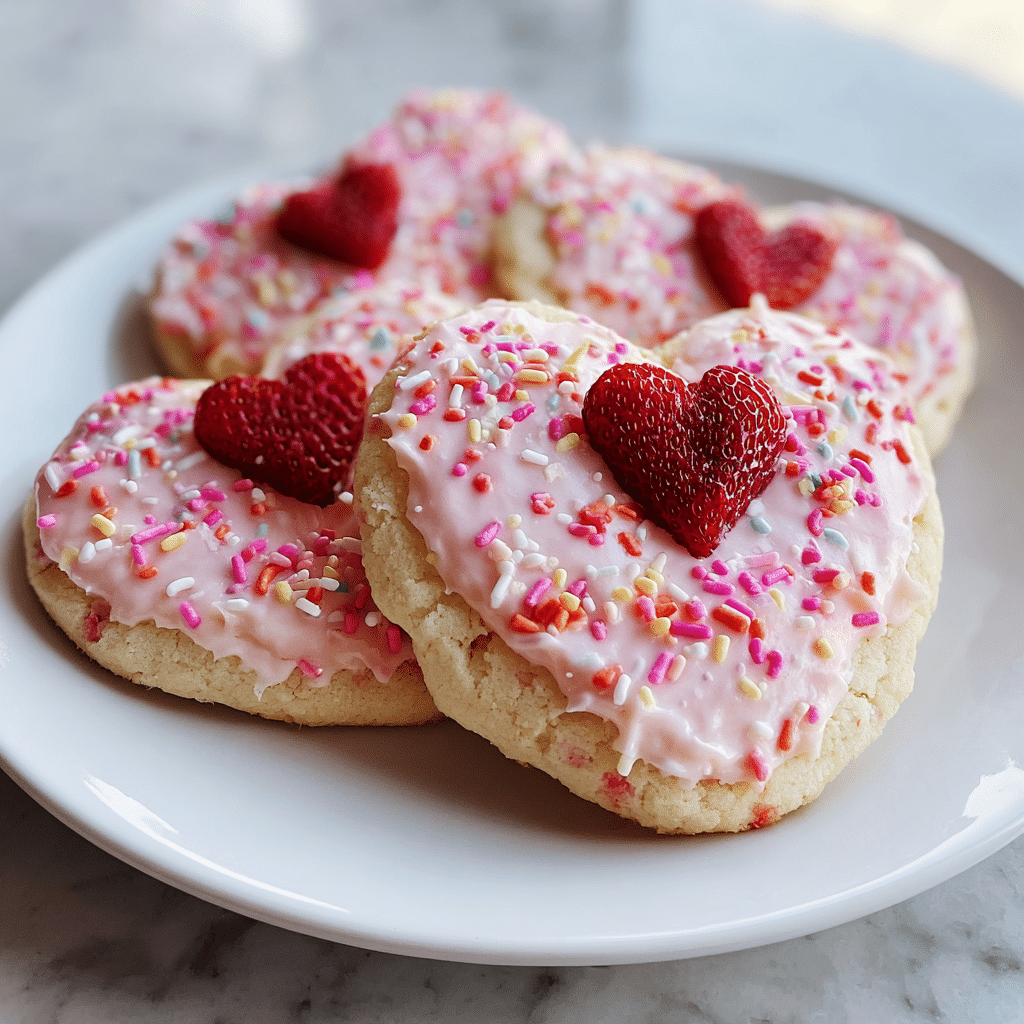Strawberry Cheesecake Cookies