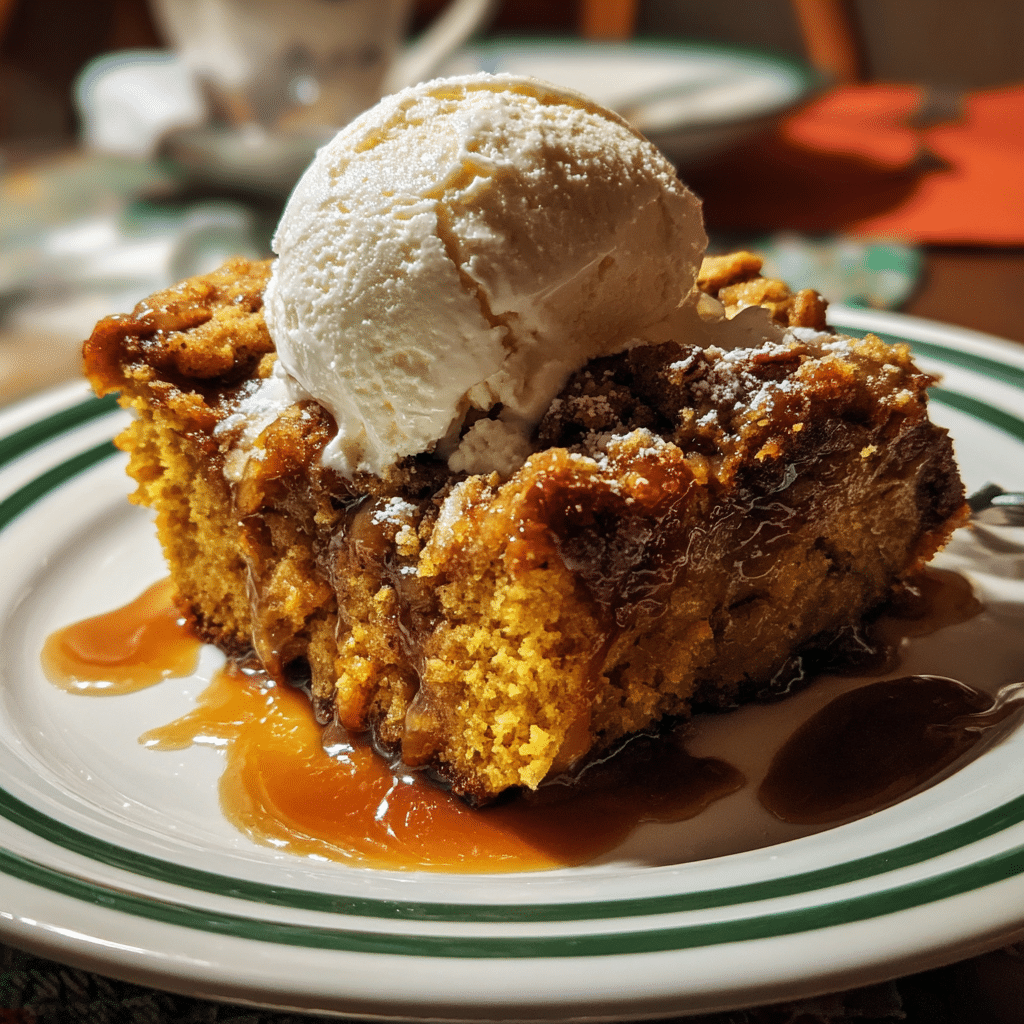 Pumpkin Dump Cake