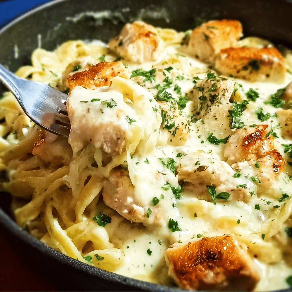 Keto Chicken Alfredo