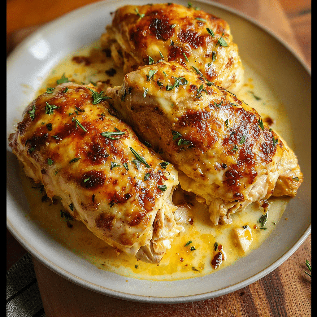 Cheesy Garlic Chicken