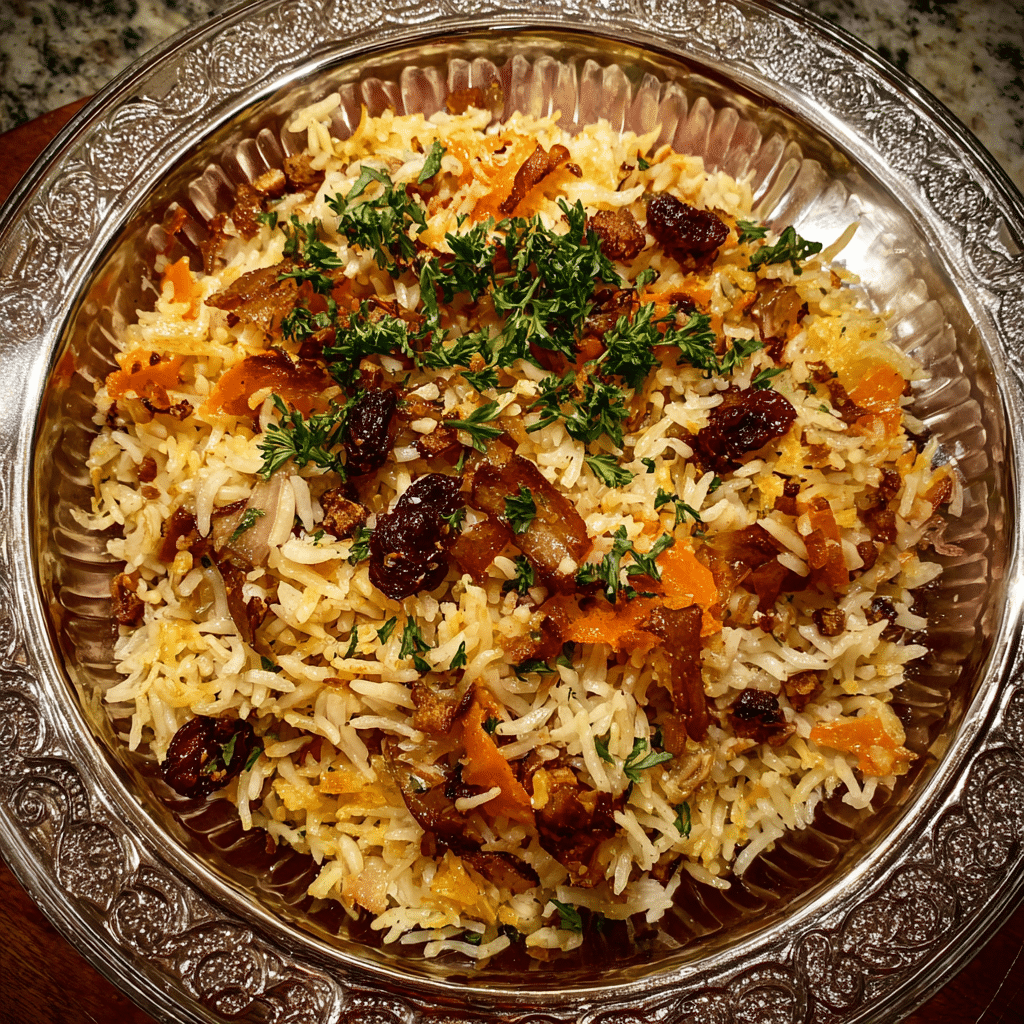 Festive Holiday Rice Pilaf