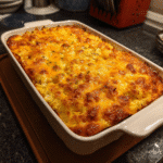 Cheesy Amish Breakfast Casserole
