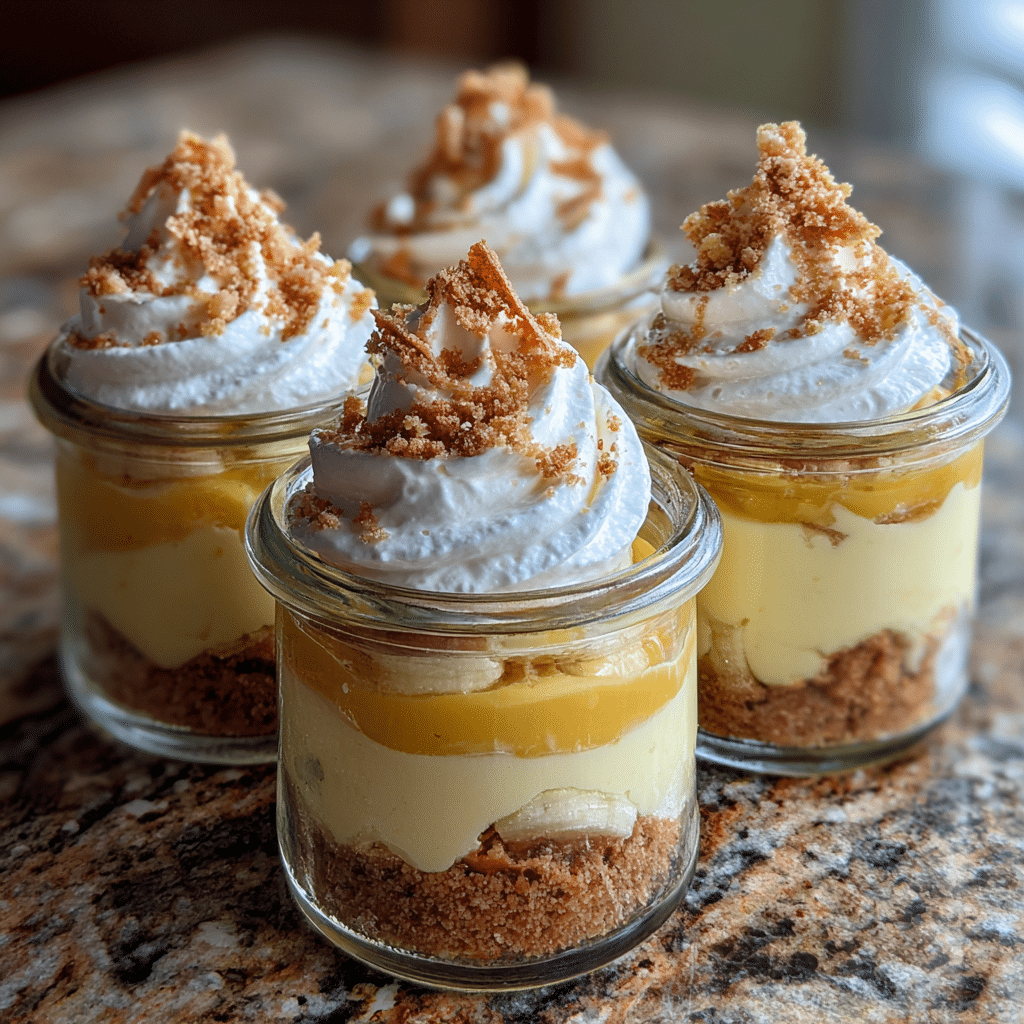Banana Pudding Shots