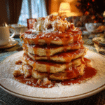Christmas Tree Pancake Stack