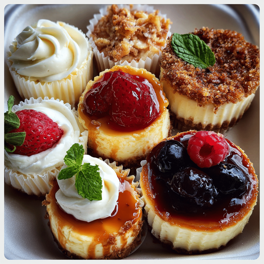 Mini Cheesecake Sampler