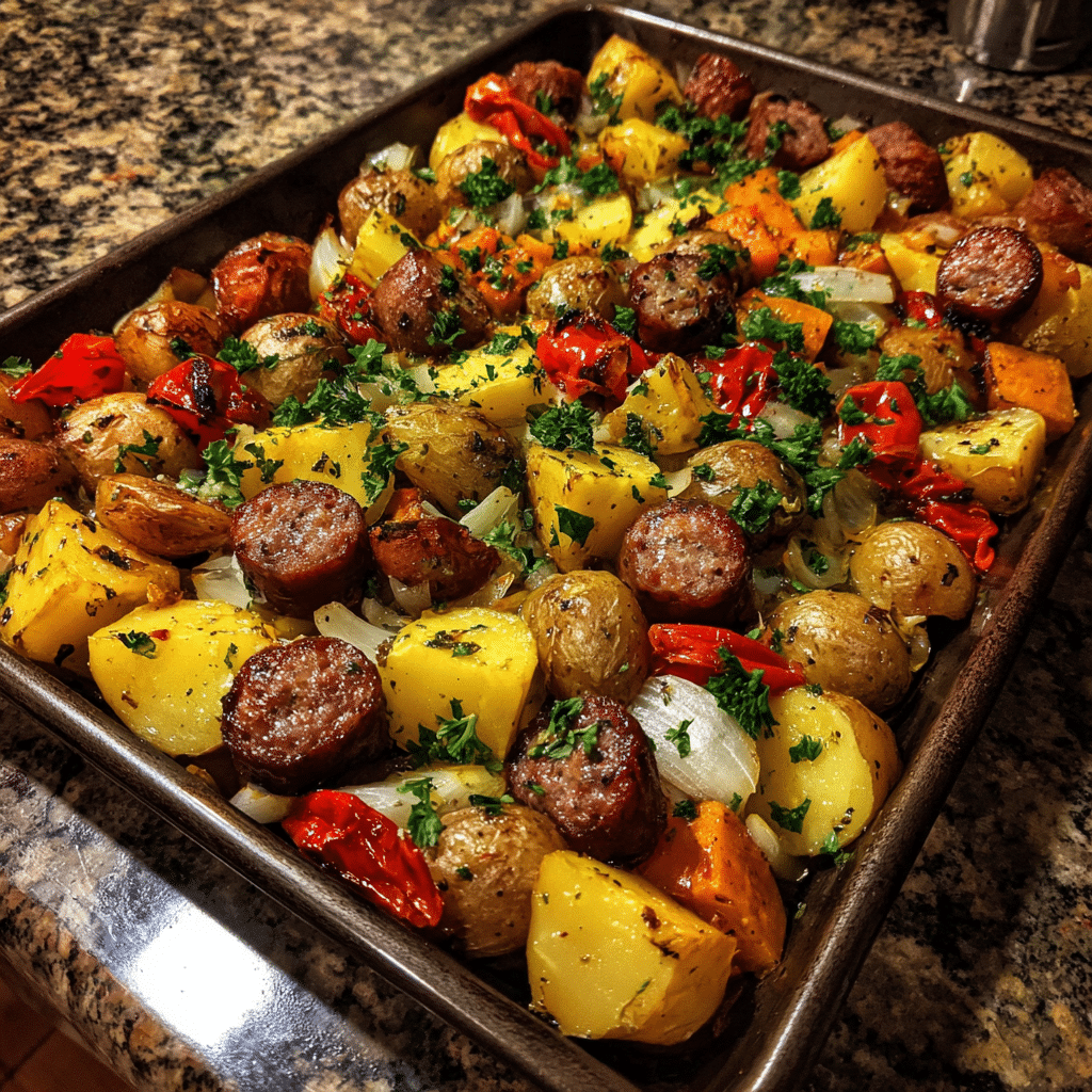 Sheet Pan Sausage