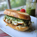 Chicken Walnut Pesto Sandwich