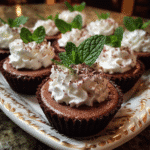 Chocolate Peppermint Mousse Cups