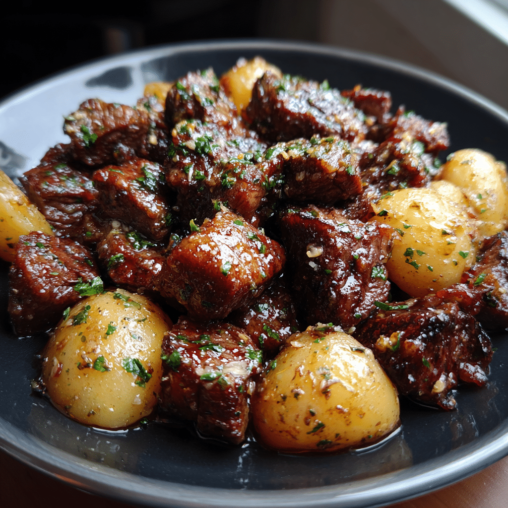 Slow Cooker Garlic Butter Beef