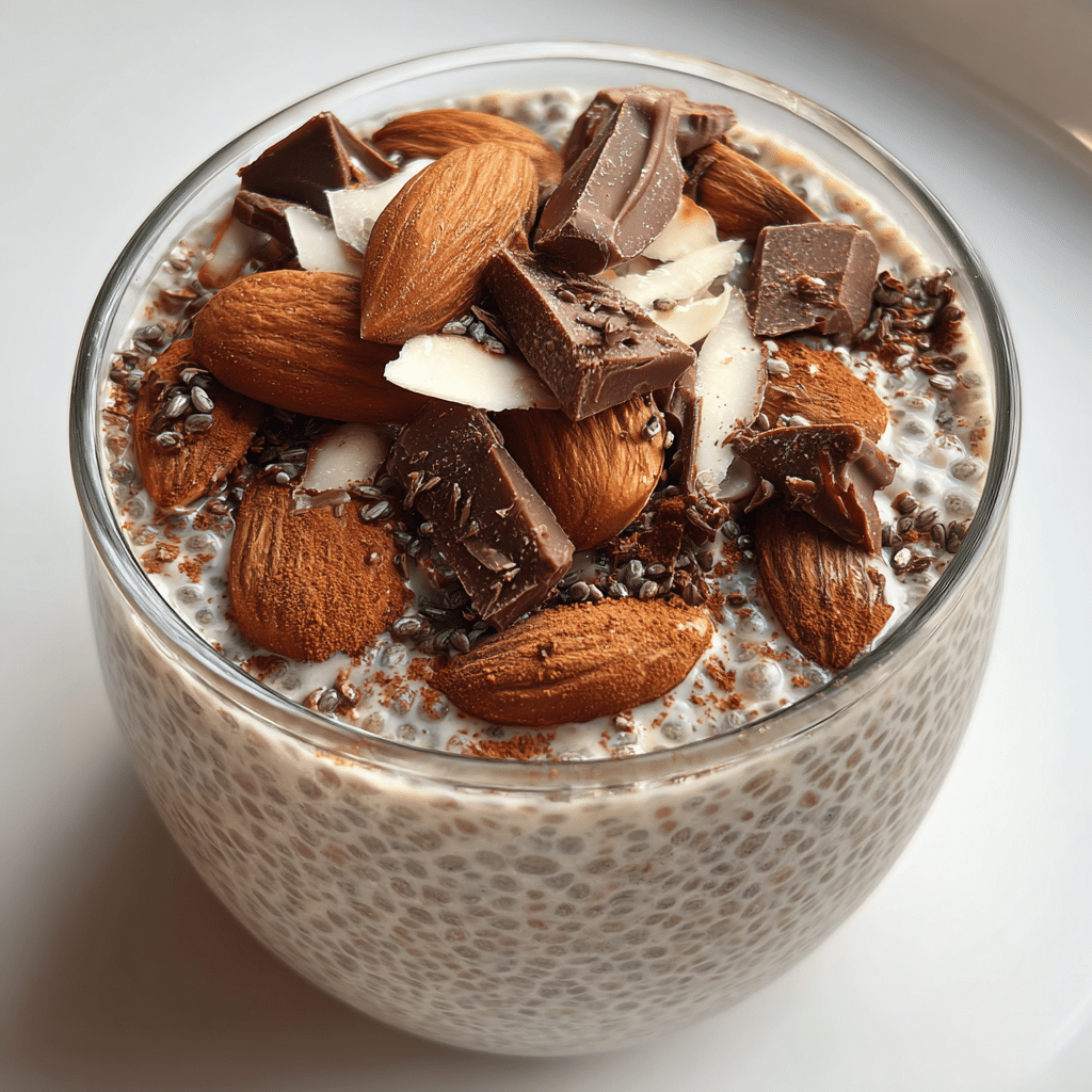 Almond Joy Overnight Chia Pudding