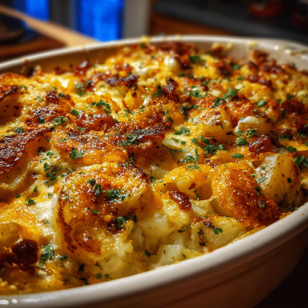 Cheesy Potato Breakfast Casserole