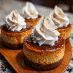 Mini Pumpkin Cheesecakes