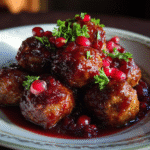 Quick Cranberry Meatballs
