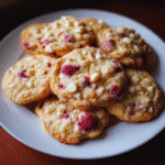 Raspberry White Chocolate Cookies