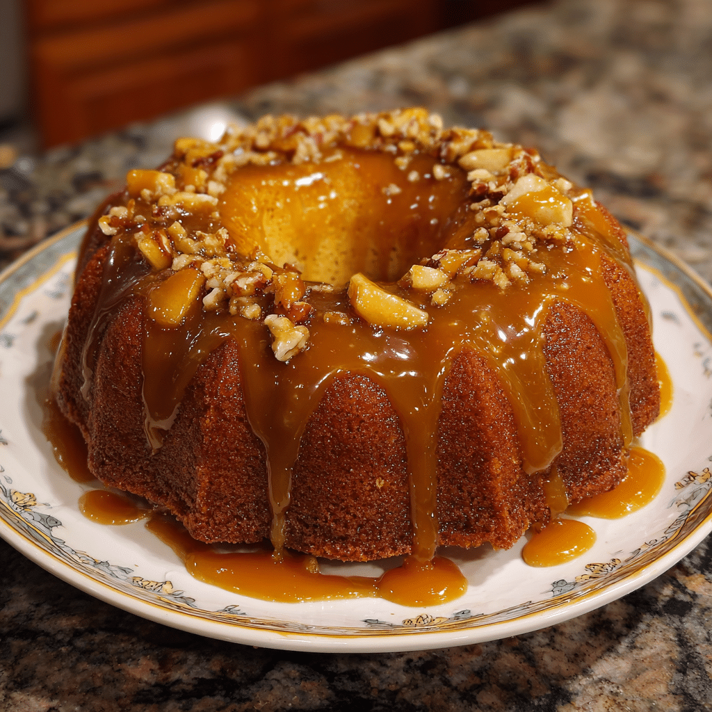 Caramel Apple Cake Recipe