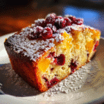 Cranberry Orange Breakfast Cake