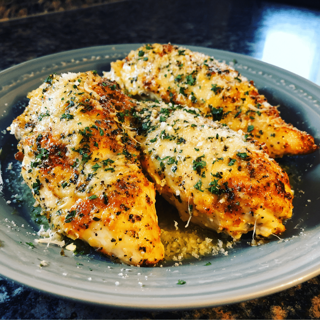 Crockpot Garlic Parmesan Chicken