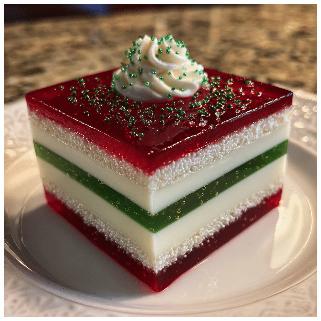 Layered Christmas Jello