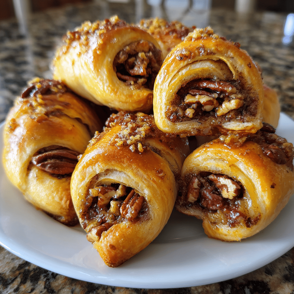 Pecan Pie Crescent Rolls