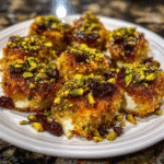 Pistachio-Crusted Brie Bites