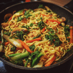 Spicy Ramen Noodle Stir Fry