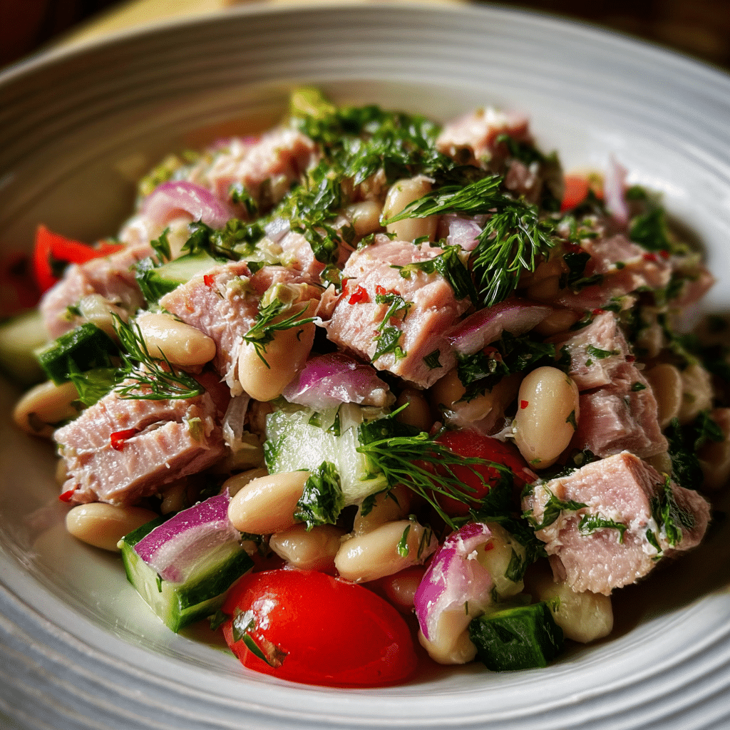una and White Bean Salad