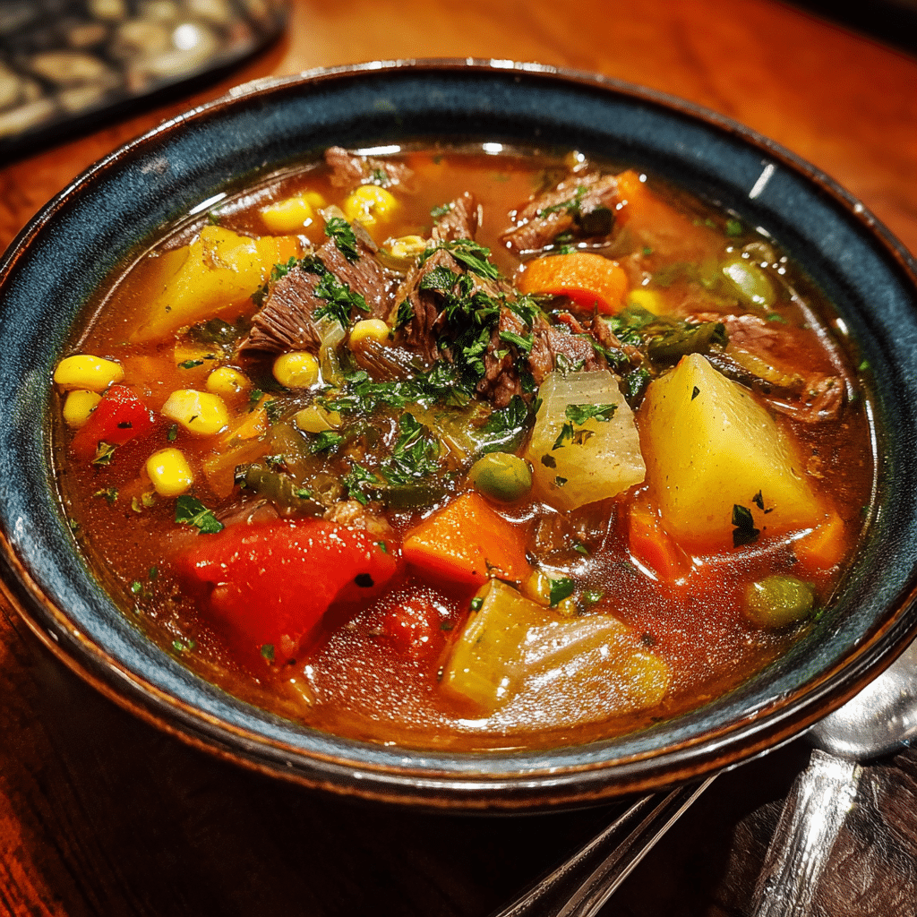 Vegetable Beef Soup Recipe