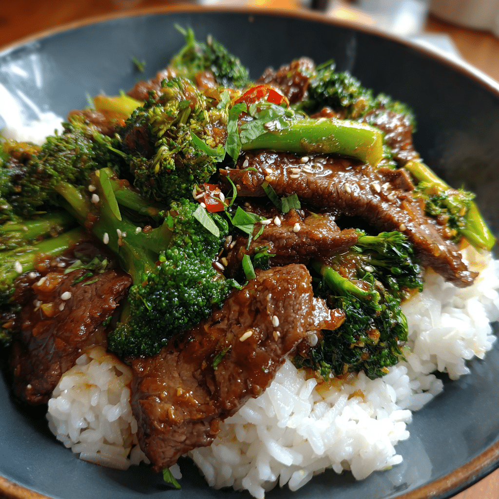 Chinese Beef and Broccoli