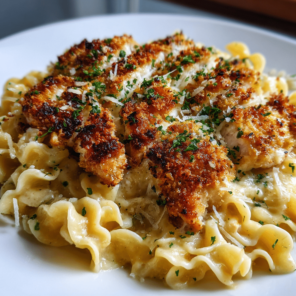 Creamy Garlic Parmesan Chicken Pasta