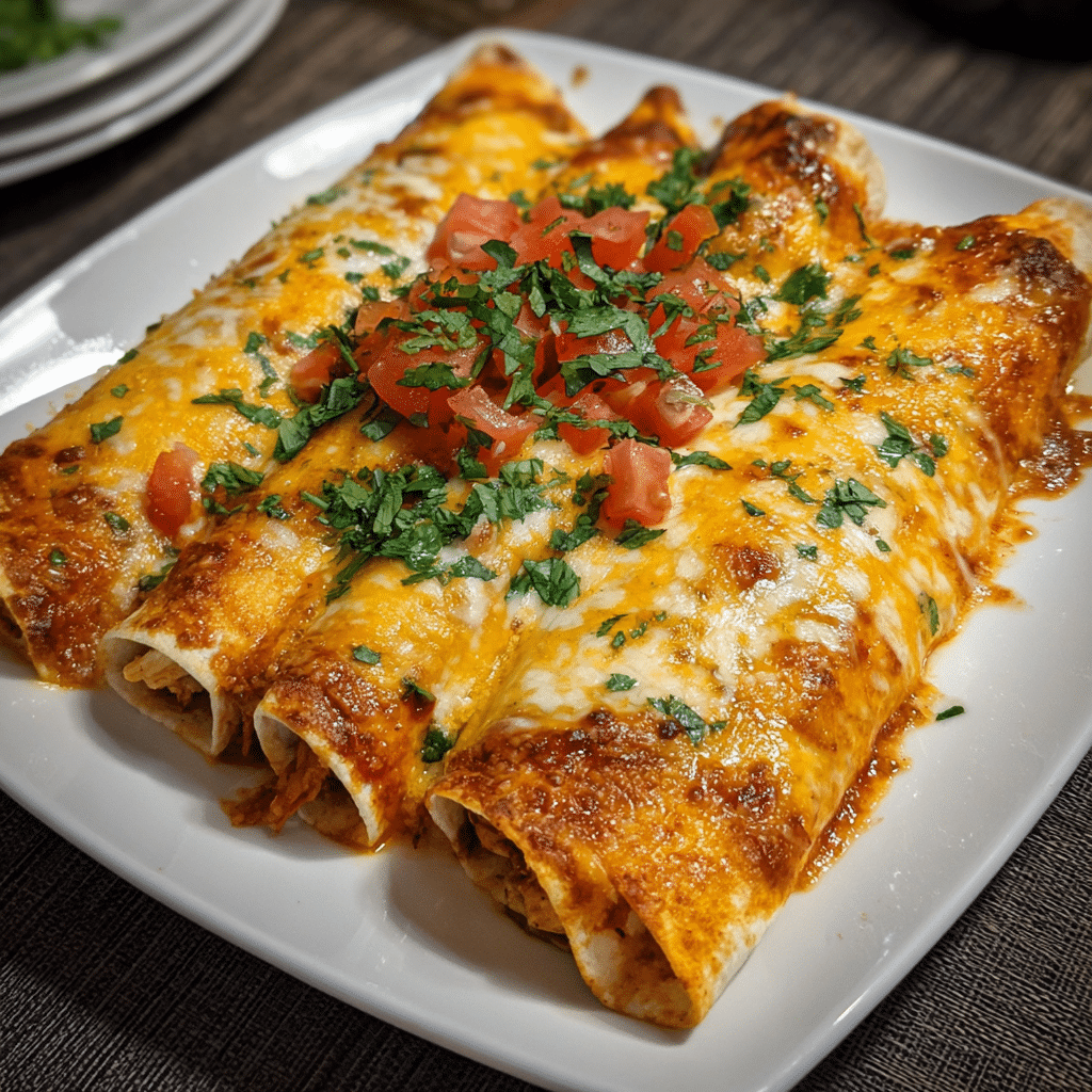 Easy Chicken Enchiladas