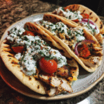 Sheet Pan Chicken Pitas with Herby Ranch