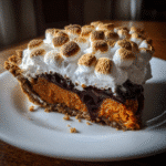 Sweet Potato Pie with Chocolate