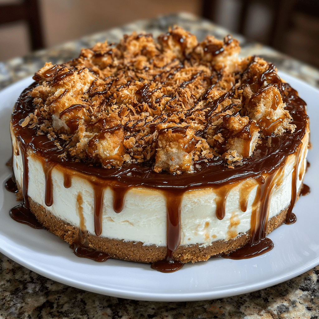 Samoa Cheesecake Recipe