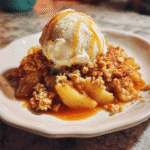 Buttery Grilled Apple Crisp