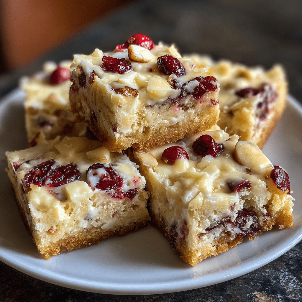 Cranberry Bliss Bars
