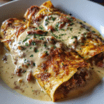 Enchiladas with Sausage Gravy