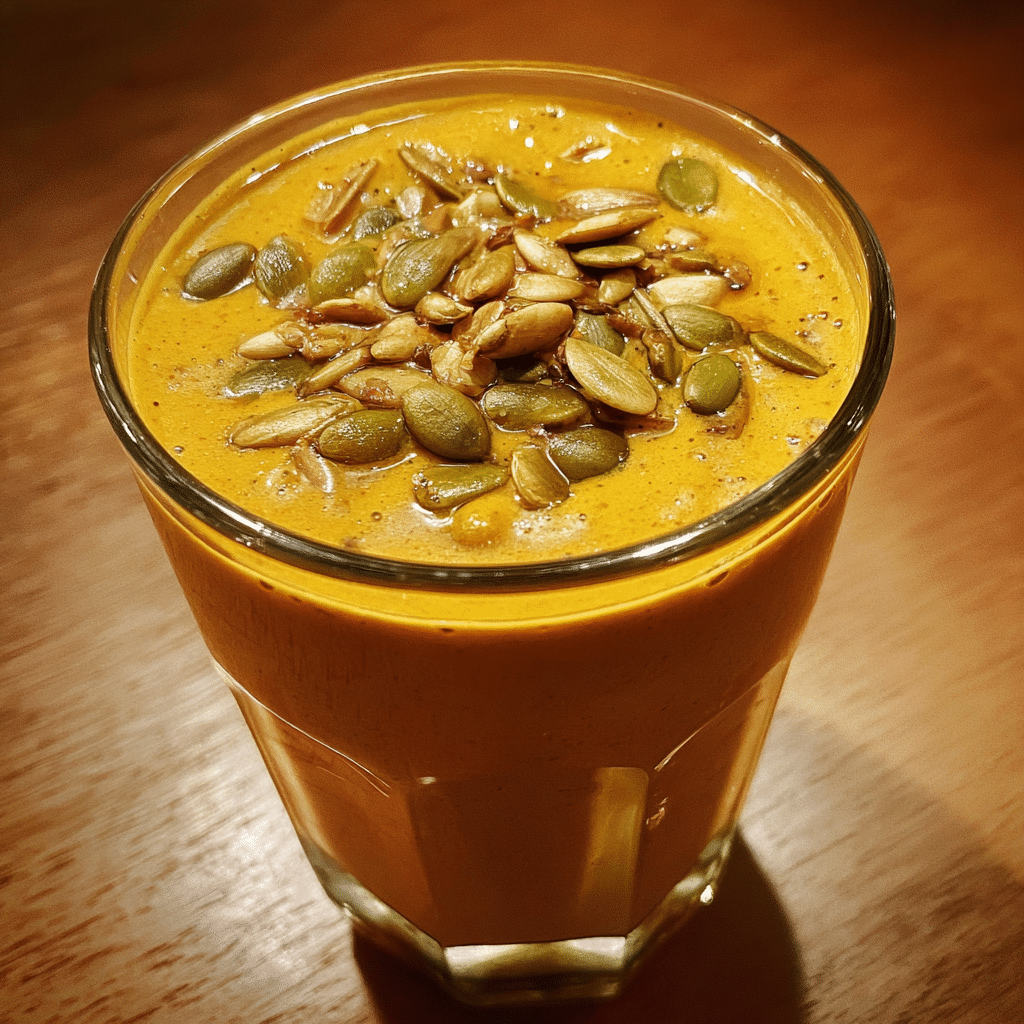 Homemade Pumpkin Seed Smoothie