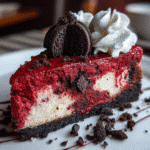 Oreo Crust Red Velvet Cheesecake