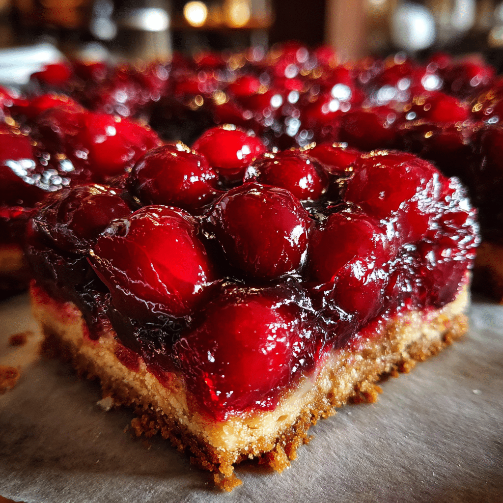 Ruby Red Cherry Bars That Disappear From Every Holiday Party
