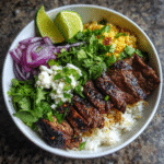 CILANTRO LIME STEAK BOWLS
