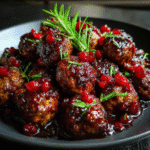 Christmas Cranberry Meatballs