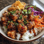 The BEST Bang Bang Chicken Bowl